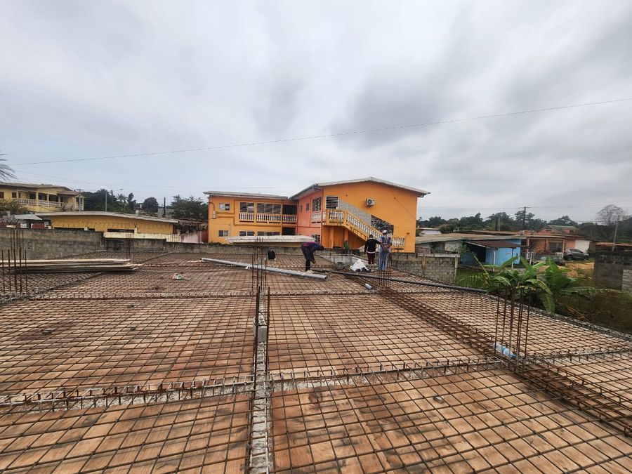 Ferraillage de plancher haut — chantier LCC